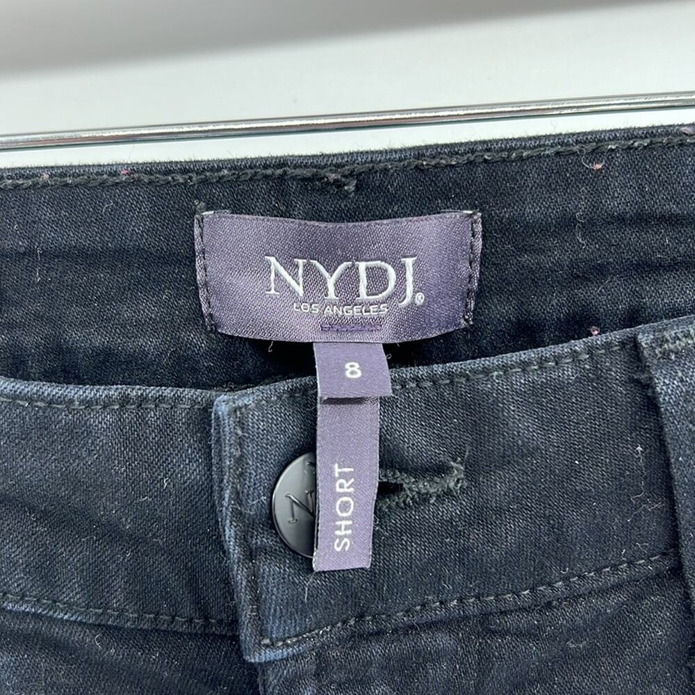NYDJ Women's Jeans Marilyn Straight Lift x Tuck Technology - Black - 8 Short - Picture 5 of 9
